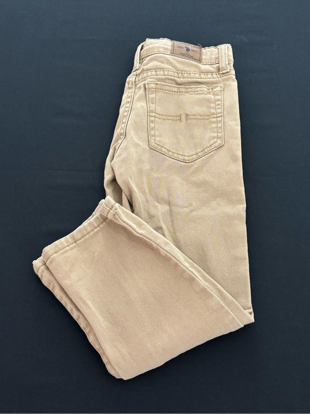 U.S. Polo Assn. Kids Tan Jeans - Straight Leg
